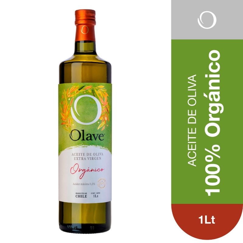 Aceite De Oliva Extra Virgen Olave Organico 1 X 1000 Ml