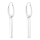 thumbnail image 1 of Argollas Con Colgantes Barra Para Hombre Y Mujer Plata 925, 1 of 3