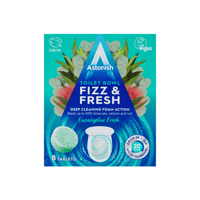 Astonish - Toilet Bowl Fizz & Fresh Eucalyptus Fresh 8 Unidades