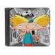 thumbnail image 1 of ¡Hey Arnold! Cartera de Cuero PU para Hombres, Tarjetero Bifold Delgado, Cartera Minimalista de Cuero Sintético Suave, 1 of 6