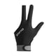 thumbnail image 5 of Guante de billar, guante deportivo, guantes elásticos para espectáculo, antideslizantes, de secado rápido para adultos con muñeca ajustable para mano empalme negro, 5 of 5