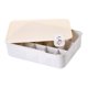 thumbnail image 4 of Caja De Almacenamiento De Ropa Interior, Organizador De Cajones De PP, Armario Apilable, Organizador De Gabinete, Tapa Beige, 15 Rejillas, 4 of 5