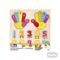 Dactic - Encaje Número/Cantidad Madera