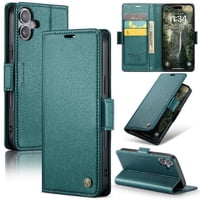 Caseme Tipo Cartera Iphone 16 Con Cierre Magnético, Rfid, Tarjetero, Soporte, Carga Inalámbrica