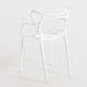 thumbnail image 4 of Pack 4 Sillas Blancas Masters | Ideal Terraza y Interior, 4 of 6