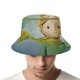 thumbnail image 4 of El Principito Sombrero bucket para adultos, gorra de protección solar, sombrero de pescador plegable para viajes al aire libre, pesca y actividades de verano, 4 of 6
