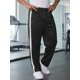 thumbnail image 4 of INSPIRE CHIC Pantalones de chándal de hombre casuales con cintura de cordón, pierna recta, rayas laterales, ropa de calle, 36 negro, 4 of 6