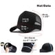 thumbnail image 5 of Gorra Trucker MUNULA Oversize XXL para hombre negra (60-65 cm), 5 of 8