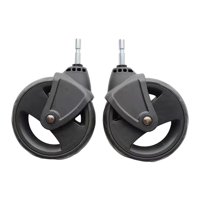 Magideal - 2X Ruedas De Carrito Accesorio Práctico Para Cochecito De Niños Neumáticos De Carrito 13,5 Cm De Diámetro Rueda De Carrito De Bebé Accesorio Para Coch