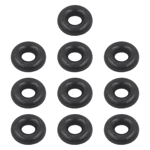 Ioensy - 10 Juntas Tóricas De Goma Para Accesorios De Máquinas De Gimnasio Para Sistemas De Poleas De 4 Mm De Diámetro Interior.