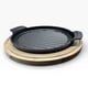 thumbnail image 1 of Bandeja Tabla Placa Para Carnes Con Base Bambu M7, 1 of 2