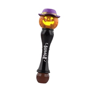Magideal - Varita Sopladora De Burbujas De Halloween Varita De Burbujas Iluminada Para Niños Pequeños Regalo De Calabaza