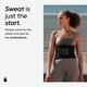 thumbnail image 3 of Recortador de cintura Sports Research Sweet Sweat Pro Series negro, 3 of 6