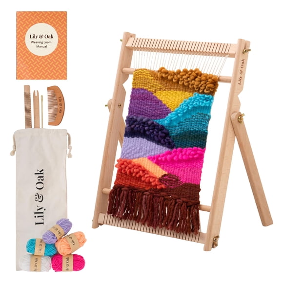 Kit de Telar de Tejido Lily & Oak 40x30 cm para Principiantes