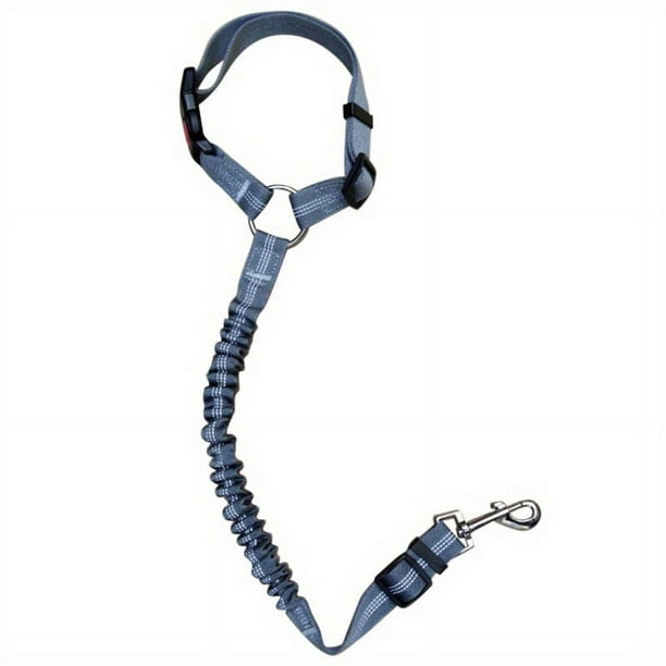 Solid Color 2 In 1 Pet Car Seat Belt Nylon Lead Leash Backseat Safety Belt Adjustable For Dog & Cat