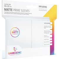 Fundas Para Cartas Gamegenic Matte Prime White, Paquete De 100