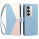 thumbnail image 3 of Funda Libro Tricolor para Xiaomi Redmi 15 con Ranuras para Tarjetas, Azul Claro, 3 of 6