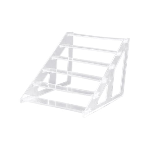 Magideal - Elevador De Exhibición De Acrílico, Accesorios Prácticos Para Escaparate, Soporte De Exhibición De Joyería, Estante Elevador De Exhibición De Acrílico , 6 Niveles 20Cm