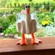 thumbnail image 4 of Figura de pato pequeño divertida Onahombrest Deco, linda estatua de jardín de resina de pato de dedo medio, escultura de decoración manual de resina de pato pequeño, escritorio para el hogar, sala de, 4 of 7