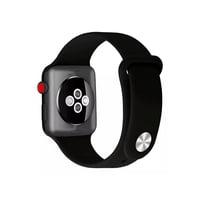 Genérico - Correa Botón Compatible Iwatch Apple Watch 42/44/45Mm Negro