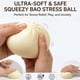 thumbnail image 3 of Pelota antiestrés Squishies Crossunx Dumpling blanco con vaporera, 3 of 8
