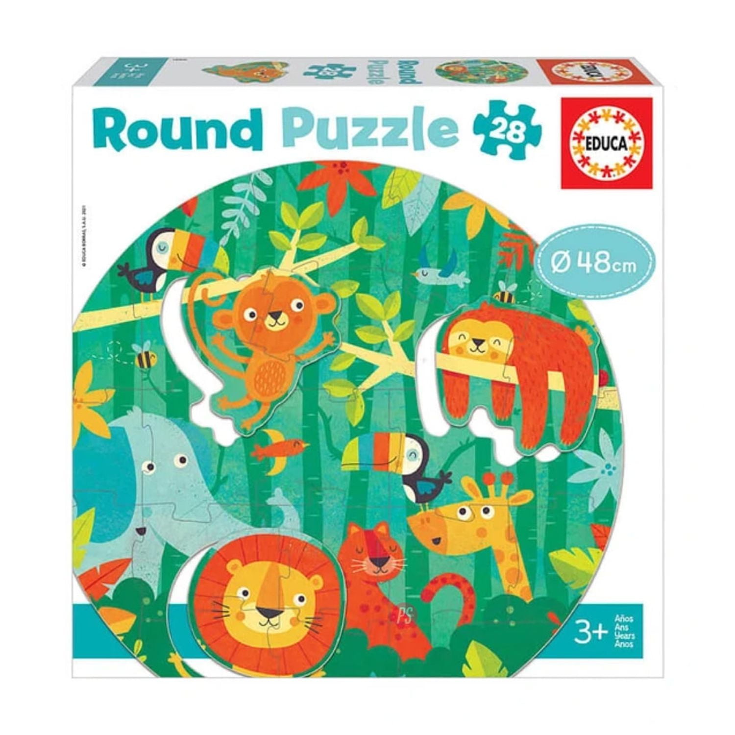 Educa Borras - Puzzle 28 Piezas La Selva 48cm Educa - Ps