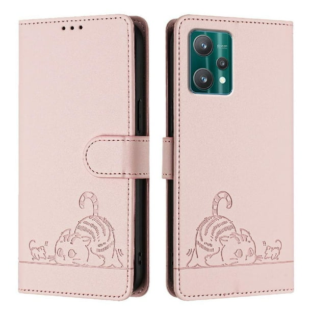 Funda tipo cartera FOXDOCK para Motorola Edge 40 PRO 5G con soporte, ranuras, RFID, diseño de gato