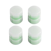 Magideal - 4X Tapas Fluorescentes Para Vástago De Válvula De Neumático Automático, Accesorios Que Brillan En La Oscuridad, Tapa De Vástago De Válvula De Rueda , Verde