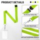 thumbnail image 4 of Lanyards WEZEBEL de 12 unidades, verde manzana, impermeables, para credencial, 4 of 6