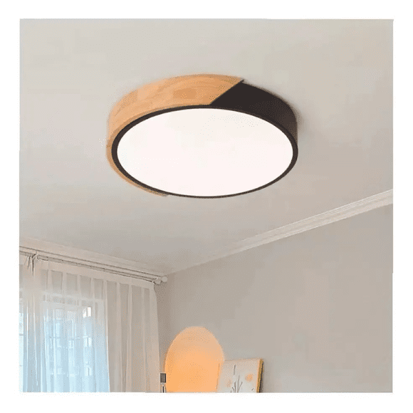 Foco Panel Plafón Led Sobrepuesto Redondo