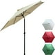 thumbnail image 1 of Quitasol Extendible 3m Soporte Pedestal Lateral Beige UV, 1 of 3