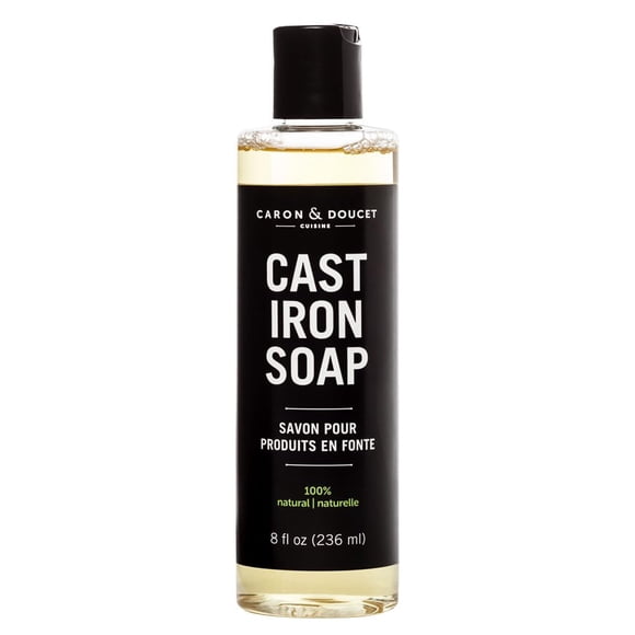 Jabón limpiador de hierro fundido Caron & Doucet 240 ml, 100% a base de plantas