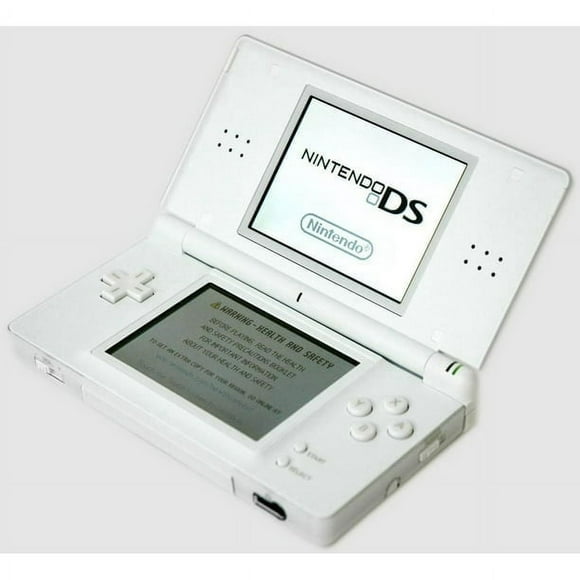 Nintendo DS Lite Restaurada Auténtica en Color Blanco Polar con Lápiz y Cargador (Reacondicionada)