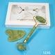 thumbnail image 1 of Natural Jade Stone Gouache Scraper Face Roller Gua Sha Massager For Face Body Massage Set Anti-Wrinkle Beauty Relaxation Tool, 1 of 3