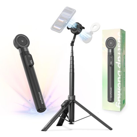 Trípode De Teléfono Kraftgeek 67 Magnético De Doble Cara Para Iphone