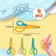 thumbnail image 2 of Safety Scissors LoveStown para niños pequeños, punta roma, 4 piezas, suministros de arte, 2 of 8