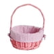thumbnail image 3 of Cesta Tejida De Mimbre Cesta De Arreglo Floral Premium Natural Para Boda Rosa, 3 of 5
