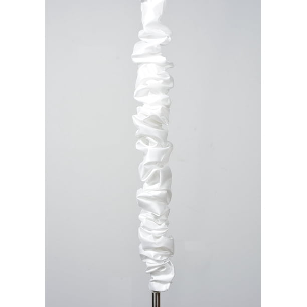 Cubierta para cadena y cable de candelabro Urbanest de 2.7 m en seda sintética blanco hueso