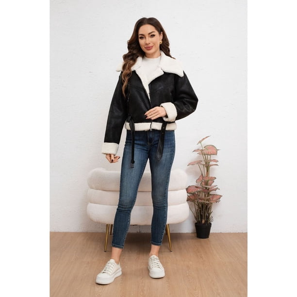 Chaqueta Corta Aviadora Mujer Forro Interior Chiporro Full Moda 7042