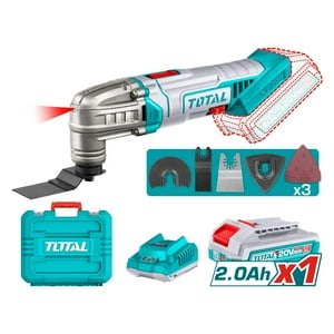 Herramienta Multiuso Inalámbrico 20V Con Batería Y Cargador Total