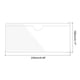 thumbnail image 2 of Uxcell 20 piezas de bolsillos autoadhesivos para tarjetas índice, soporte de etiquetas de plástico, fundas adhesivas transparentes 4" x 9", 2 of 6