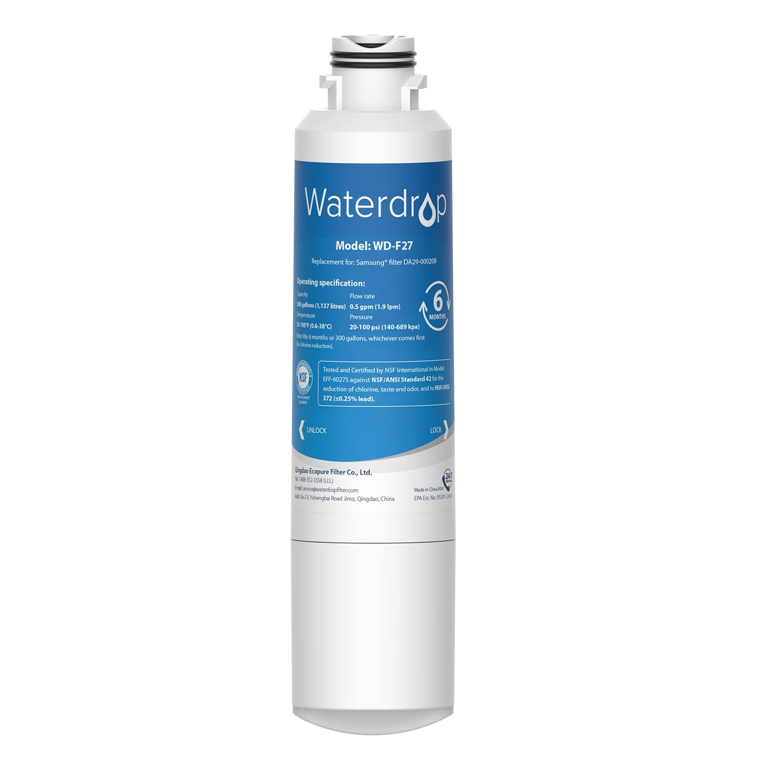 Filtro De Agua Waterdrop Da29-00020b De Repuesto Para Samsung