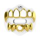 thumbnail image 1 of Protector Bucal Loud Mouth con Grillz Cromado Blanco/Oro, 1 of 9