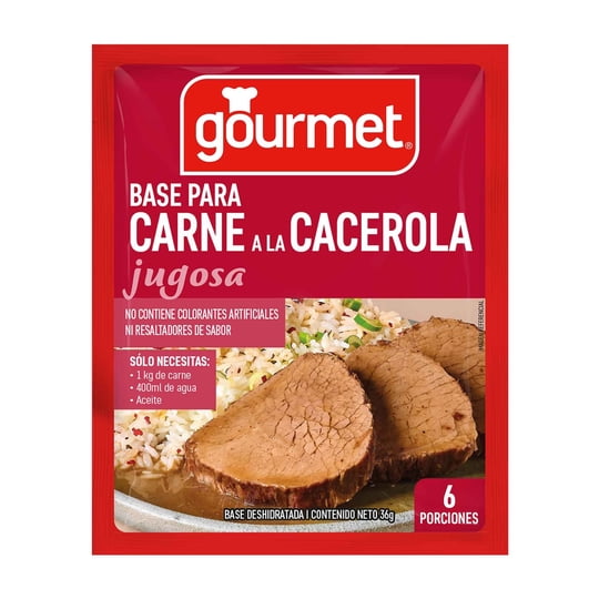 Base Para Carne A La Cacerola (6 Porciones) Sobre 36 g Gourmet