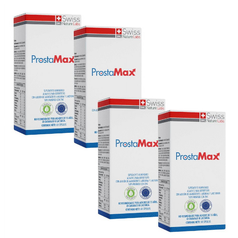 Swiss Nature Labs - Prostamax Con Aminoacidos Bioactivos Y Minerales 4 Meses