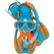 thumbnail image 1 of Set de esnórquel Cressi Rocks Kids Azul/Naranja S/M, 1 of 9