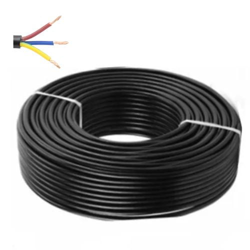 Cable Cordon Eléctrico Negro 5m 3x075mm | Lider
