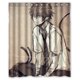thumbnail image 1 of Cortina de ducha de Rin Okumura, el exorcista azul de Ao No Exorcist, con ganchos, tamaño 60 x 72 pulgadas, 1 of 3