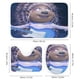 thumbnail image 3 of Sing película 3-theme 4-Piece Shower Curtain Set with Rugs, Waterproof Bathroom Decor Set Includes Bath Mat, U-Shaped Rug, Toilet Lid Cover and Curtain with Hooks, 3 of 6