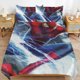 thumbnail image 2 of Spider-Man 3 Piece Sets Full/Queen Size - Reversible Microfiber Quilts with 2 Shams Soft Lightweight Bedspread Coverlet Comforter for All Season Bed Sheets, 2 of 5